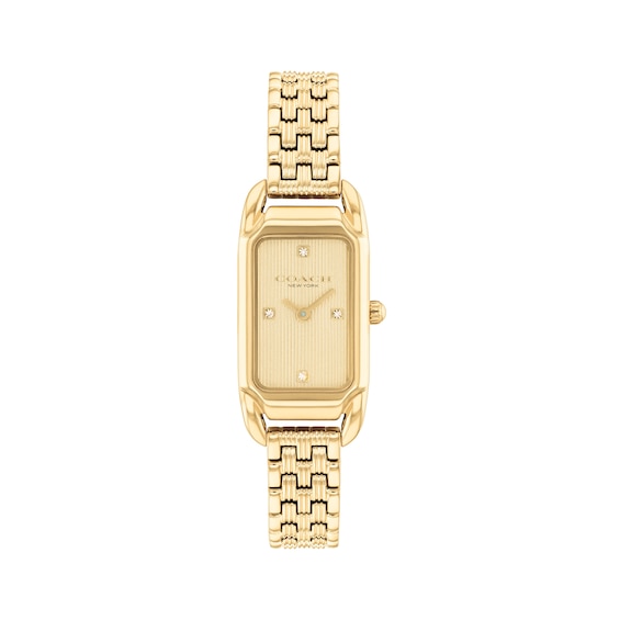 Women's Coach Cadie Yellow Gold Ip Watch