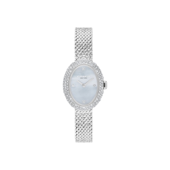 Coach Sammy Mesh Watch - SILVER - Image 4