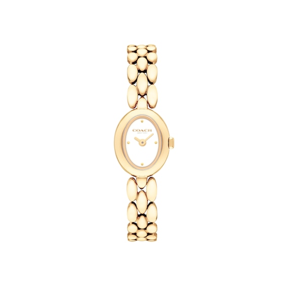 Women's Coach Sammy Gold Tone Bracelet Watch