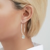Thumbnail Image 2 of Lauren Ralph Lauren 18ct Gold Plated & Silver Hoop Earrings