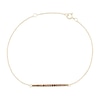 Thumbnail Image 2 of 9ct Yellow Gold 0.18ct Treated Red Diamond Bar Bracelet