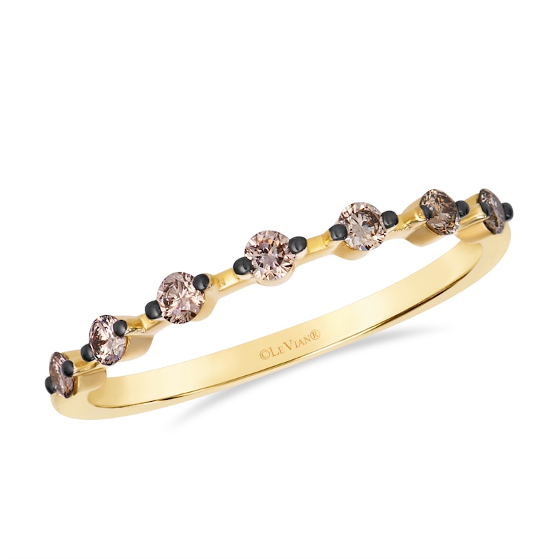 Main Image 1 of Le Vian 14ct Diamond Yellow Gold Chocolate 0.20ct Diamond Ring