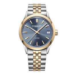 Raymond Weil Freelancer Men's 40mm Blue Dial Two-Tone Automatic Stainless Steel Watch