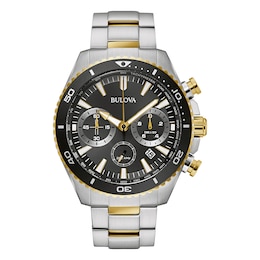 Bulova Classic Men's Two-Tone Stainless Steel High Precision Chronograph Watch