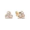 Thumbnail Image 2 of Yoko London 18ct Yellow Gold Pearl & 0.13ct Diamond Earrings
