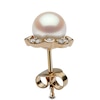 Thumbnail Image 3 of Yoko London 18ct Yellow Gold Pearl & 0.24ct Diamond Earrings