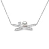 Thumbnail Image 0 of Yoko London 18ct White Gold Pearl & 0.34ct Diamond Necklace
