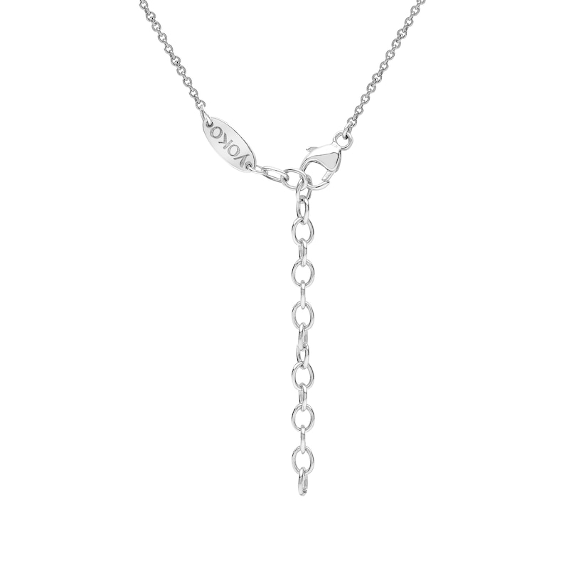 Yoko London 18ct White Gold Pearl & 0.34ct Diamond Necklace