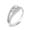 Thumbnail Image 0 of Yoko London 18ct White Gold Pearl & 0.27ct Diamond Ring