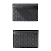 Thumbnail Image 1 of BOSS Men's Black Leather Monogram Card Holder