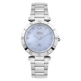 Vivienne Westwood Montagu Women's Blue Dial Stainless Steel Bracelet Watch