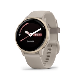 Garmin vívoactive 6 AMOLED Display GPS French Grey Silicone Strap Smartwatch