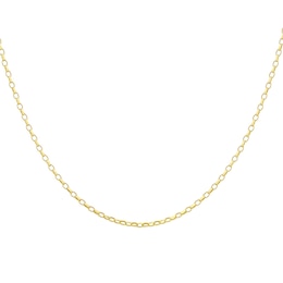 9ct Yellow Gold Oval Belcher Chain Necklace