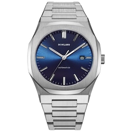 D1 Milano Automatico Men's 41.5mm Blue Dial & Stainless Steel Bracelet Watch