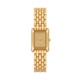 Michael Kors Essex Women's Three-Hand Gold-Tone Stainless Steel Watch