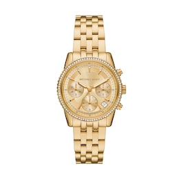 Michael Kors Mini Bryant Women's Chronograph Gold-Tone Stainless Steel Watch