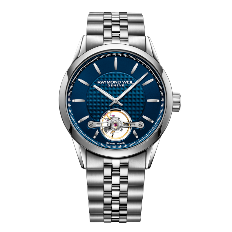 Raymond Weil Freelancer Blue Dial & Stainless Steel Bracelet Watch