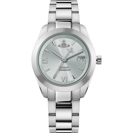 Vivienne Westwood Fenchurch Women's Light Blue Dial Stainless Steel Bracelet Watch