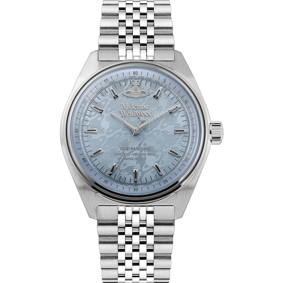 Vivienne Westwood Sydenham Light Blue Dial Stainless Steel Bracelet Watch
