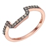 Thumbnail Image 0 of Le Vian 14ct Rose Gold 0.18ct Chocolate Diamond Band