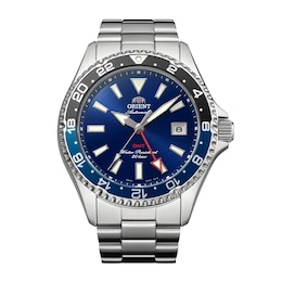 Orient Mako GMT Blue Dial Stainless Steel Bracelet Watch