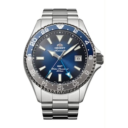 Orient Mako GMT Blue Dial Stainless Steel Bracelet Limited Edition Watch