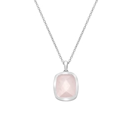 Hot Diamonds Sterling Silver Rose Quartz Pendant
