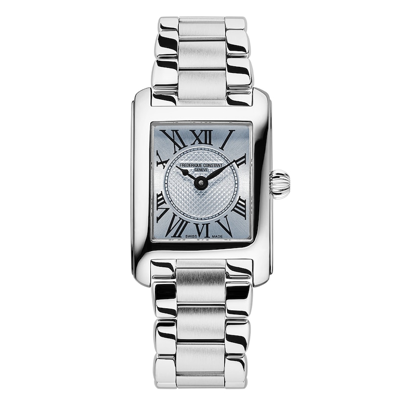 Main Image 1 of Frederique Constant Classics Carree 30mm Blue Dial Stainless Steel Bracelet Watch