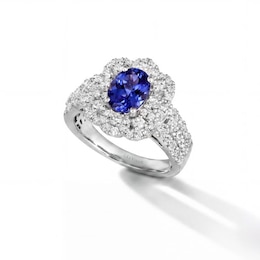 Le Vian Couture Blueberry Tanzanite, Vanilla Diamonds & 18ct White Gold Ring