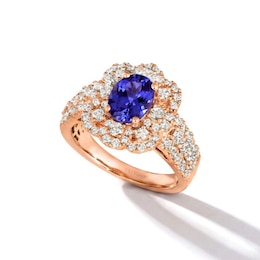 Le Vian Blueberry Tanzanite, Nude Diamonds & 14ct Rose Gold Ring