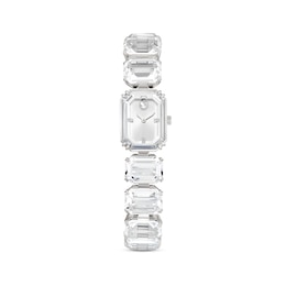 Swarovski Millenia Silver-Tone Octagon-Cut Crystal Watch