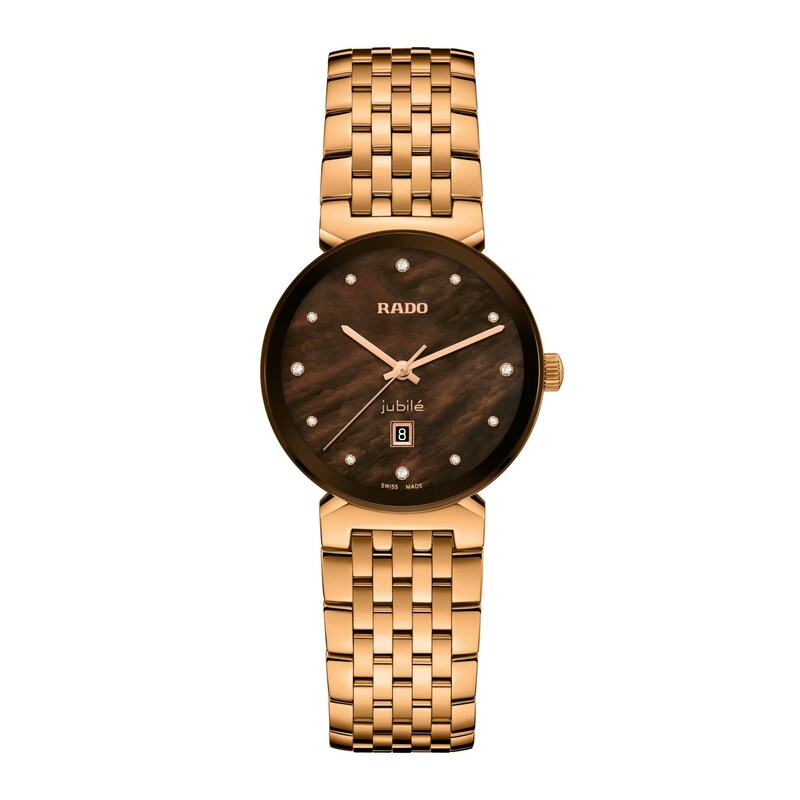 Main Image 1 of Rado Florence Diamonds 30mm Rose Gold-Tone Bracelet Watch
