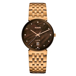 Rado Florence Diamonds 38mm Rose Gold-Tone Bracelet Watch