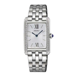Seiko Essentials 22.7mm Silver Tone Dial & Stainless Steel Bracelet Watch