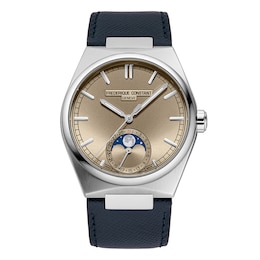 Frederique Constant Highlife Rose Champagne Dial & Interchangeable Leather Strap Watch
