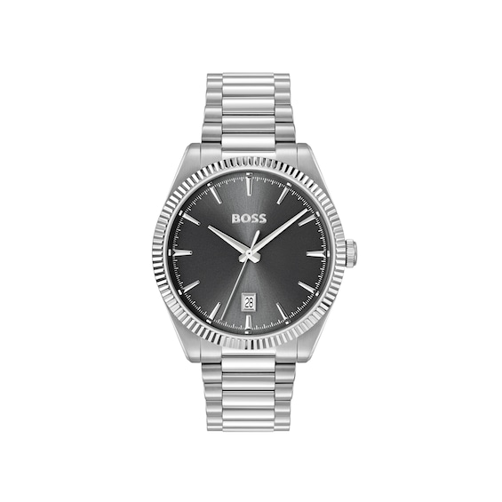 Hugo Boss Cheswick Analogue Watch for Men with Stainless Steel Bracelet - Image 4