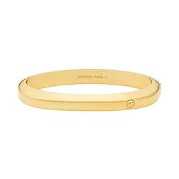 Michael Kors Women's Gold Tone Soft Square Bangle