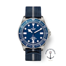 TUDOR Pelagos FXD 42mm Blue Dial Titanium Fabric Strap Watch