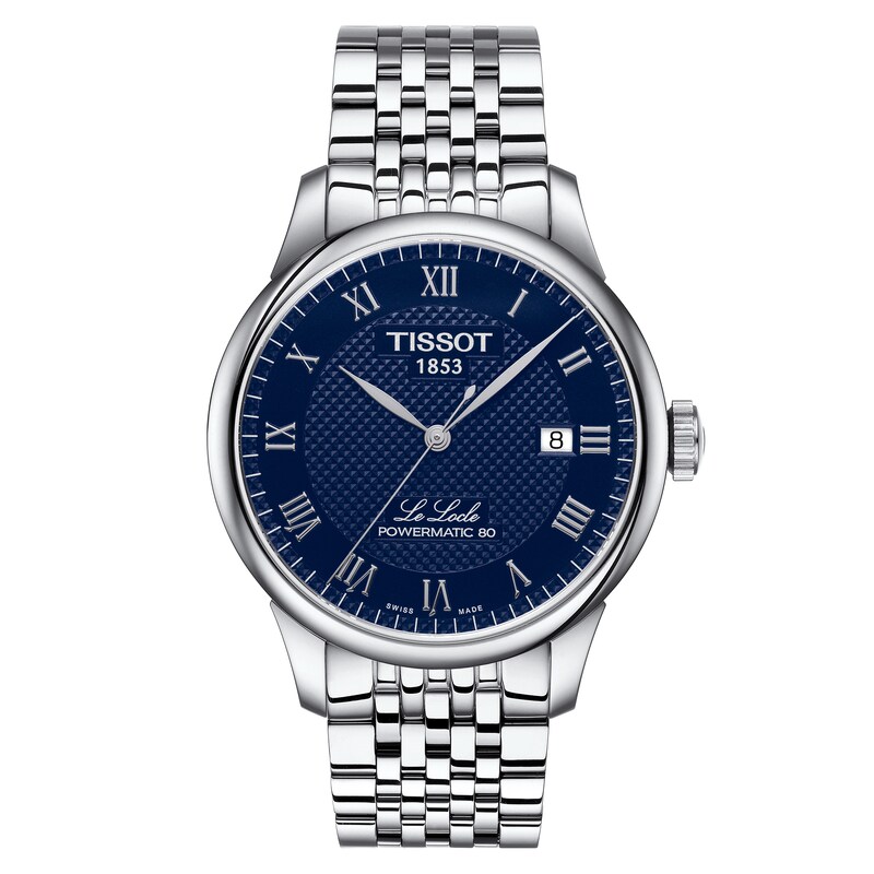 Tissot Le Locle Men's Blue Dial Stainless Steel Bracelet Watch