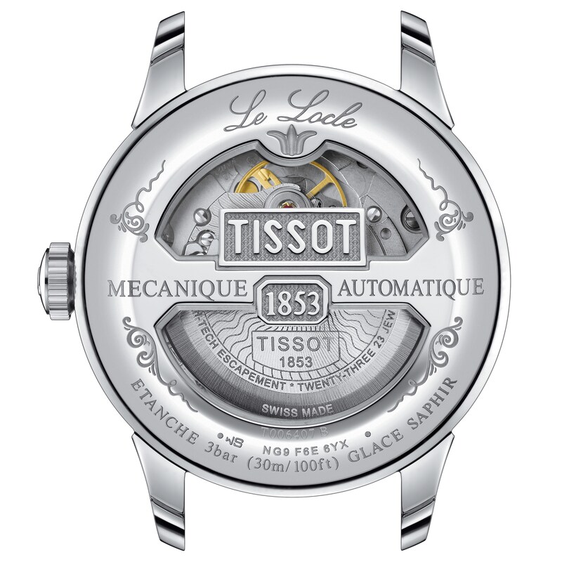 Tissot Le Locle Blue Dial Men's Stainless Steel Bracelet Watch