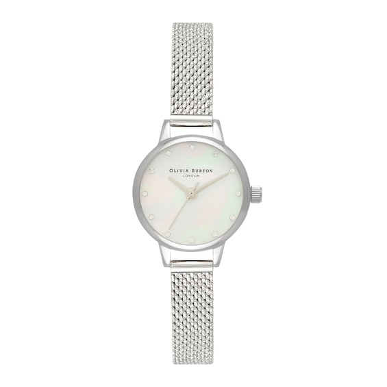 Olivia Burton Classics Stainless Steel Mesh Bracelet Watch