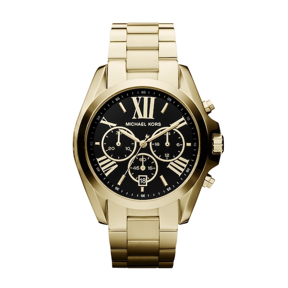 Women's Michael Kors Bradshaw Gold Tone Bracelet Watch