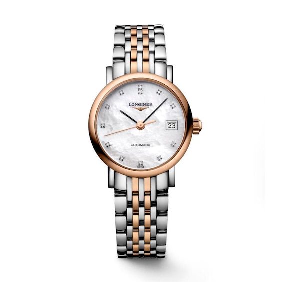 Longines Elegant Ladies’ Diamond Two Colour Bracelet Watch