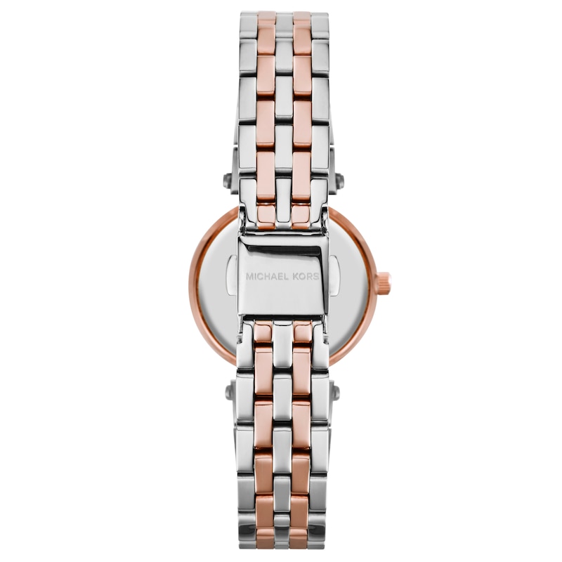 Michael Kors Mini Darci Two-Tone Stone Set Bracelet Watch