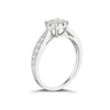 Thumbnail Image 1 of 9ct White Gold 0.50ct Diamond Halo Cluster Ring