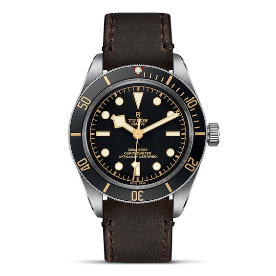 Tudor Black Bay 58 Brown Leather Strap Watch