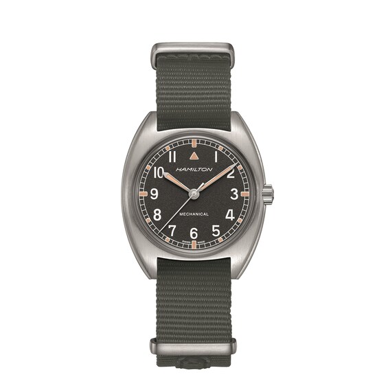 Hamilton Khaki Pilot Pioneer Mechanical Men’s Strap Watch