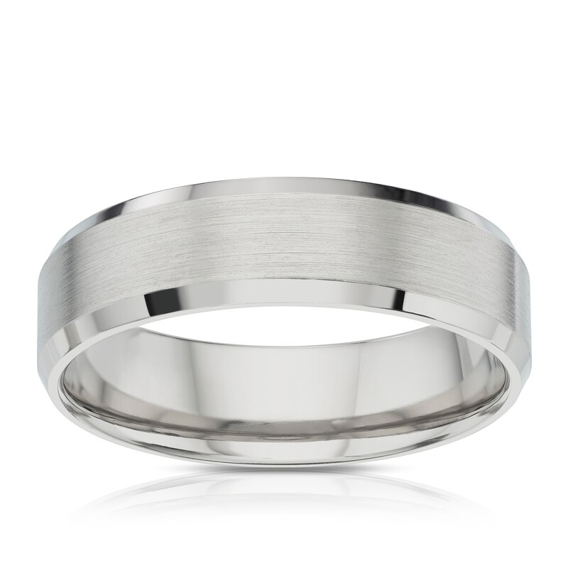 Titanium Men's Polished Ring