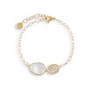 Thumbnail Image 0 of Marco Bicego Lunaria 18ct Yellow Gold 7 Inch Diamond Bracelet