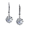 Thumbnail Image 0 of CARAT* LONDON 9ct White Gold Stone Set Round Drop Earrings